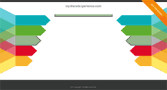 Desktop Screenshot of mydisnetexperience.com